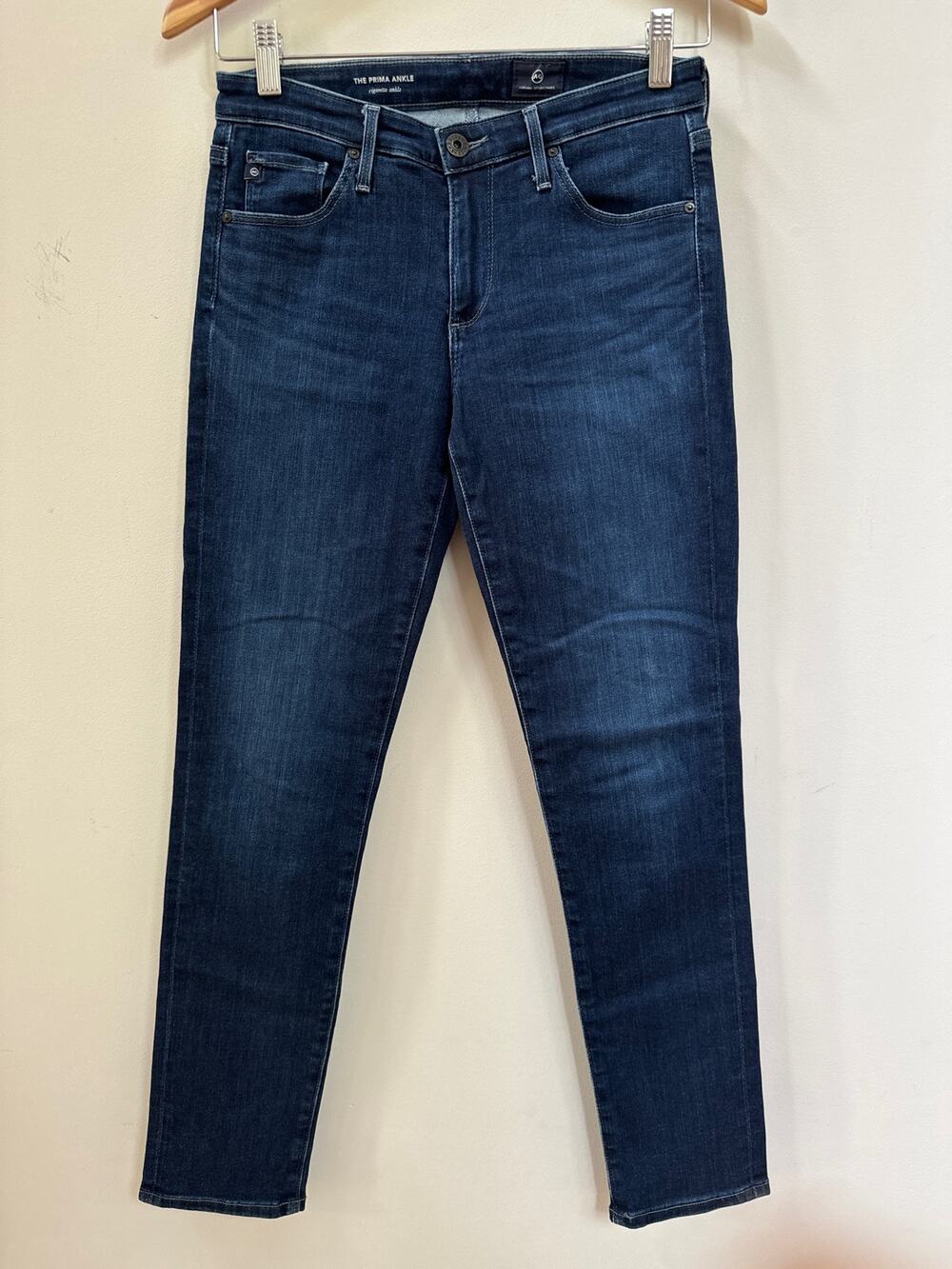 AG Adriano Goldschmied Jeans Womens 26 Prima Ankle Cigarette Skinny Dark Wash